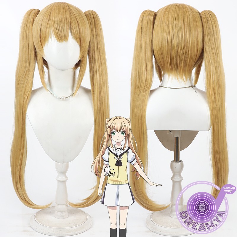 Synthetic Wigs - Tsumugi Wenders Cosplay Peruk Yaz Cepler