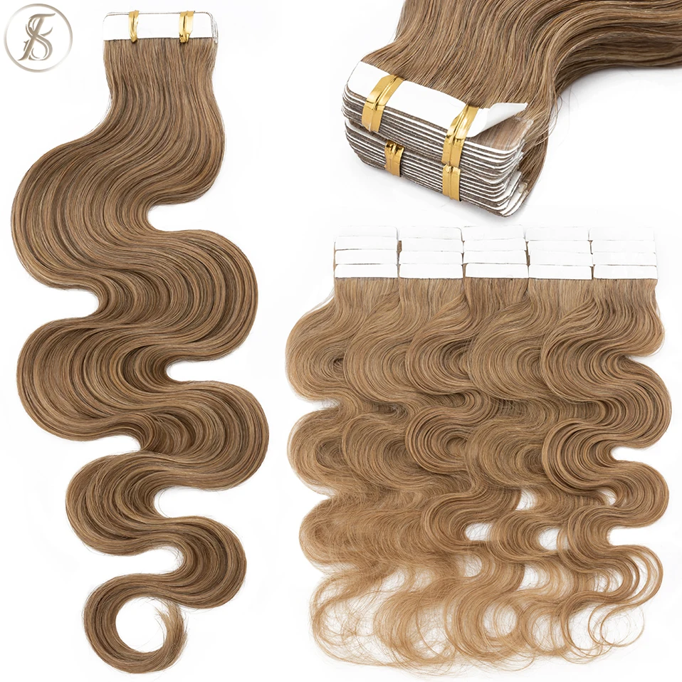 TESS 20 adet Dalgalı Bant İnsa - Invisible Tape In Extensions Real Hair incelemesi ve fiyatı