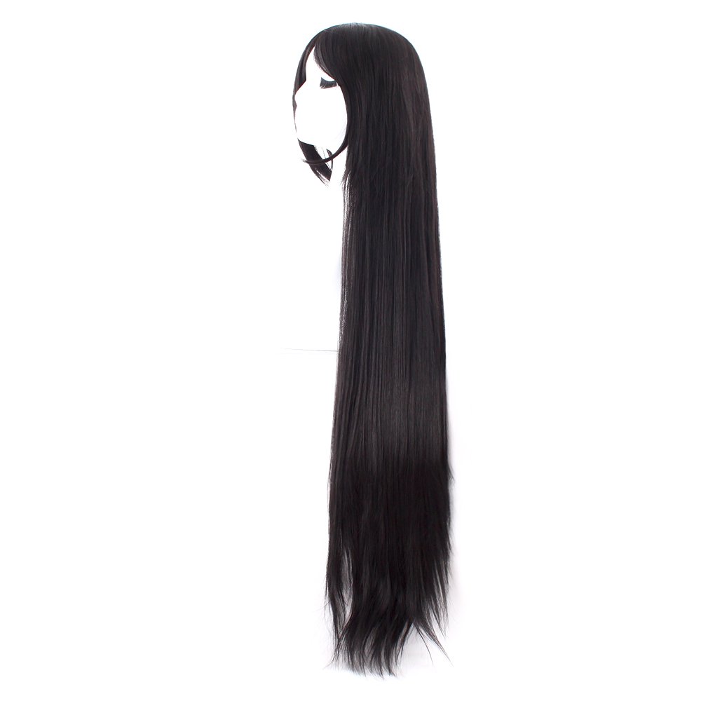 40 inç 100 cm Uzun Düz Cosplay - Synthetic Braided Wigs For Black Women incelemesi ve fiyatı