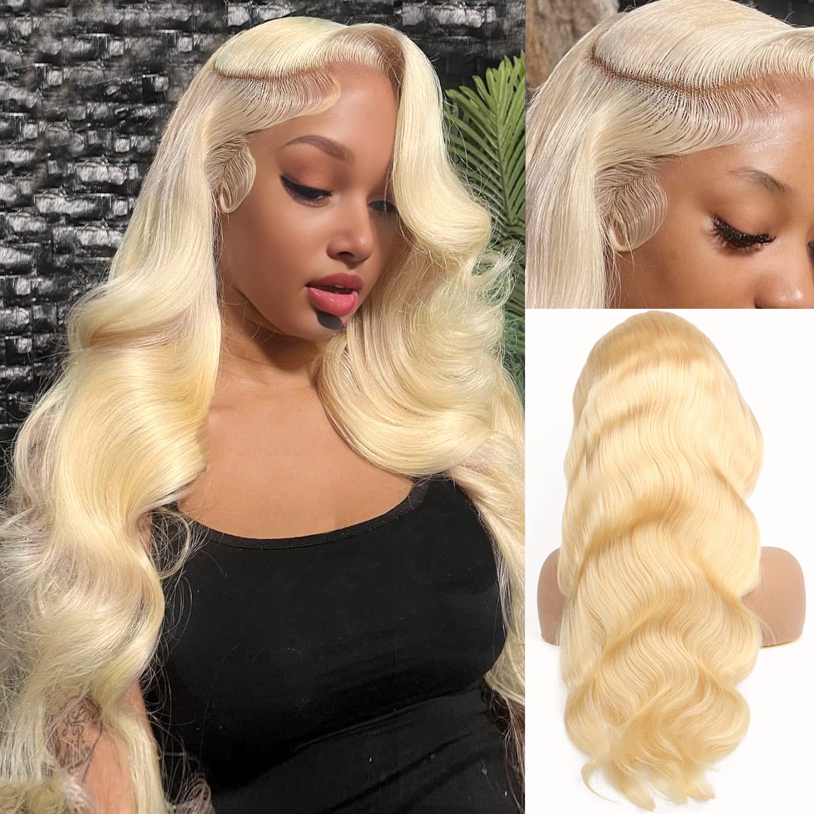 13x6 Dantel Ön 613 Peruk İnsan - 613 Blonde Body Wave Lace Front Wig incelemesi ve fiyatı